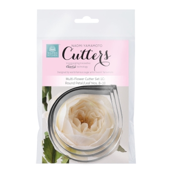 Multi Flower Cutter Set 1C - Round Petal/Leaf No. 8 - 10